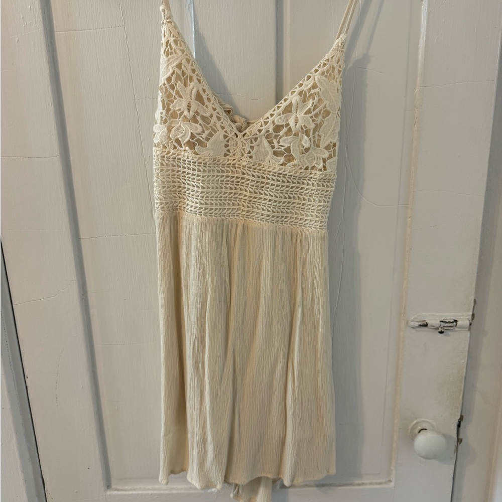 V Neck Spaghetti Strap Dress